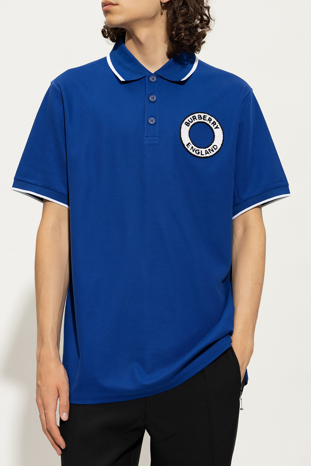 Burberry sale blue polo